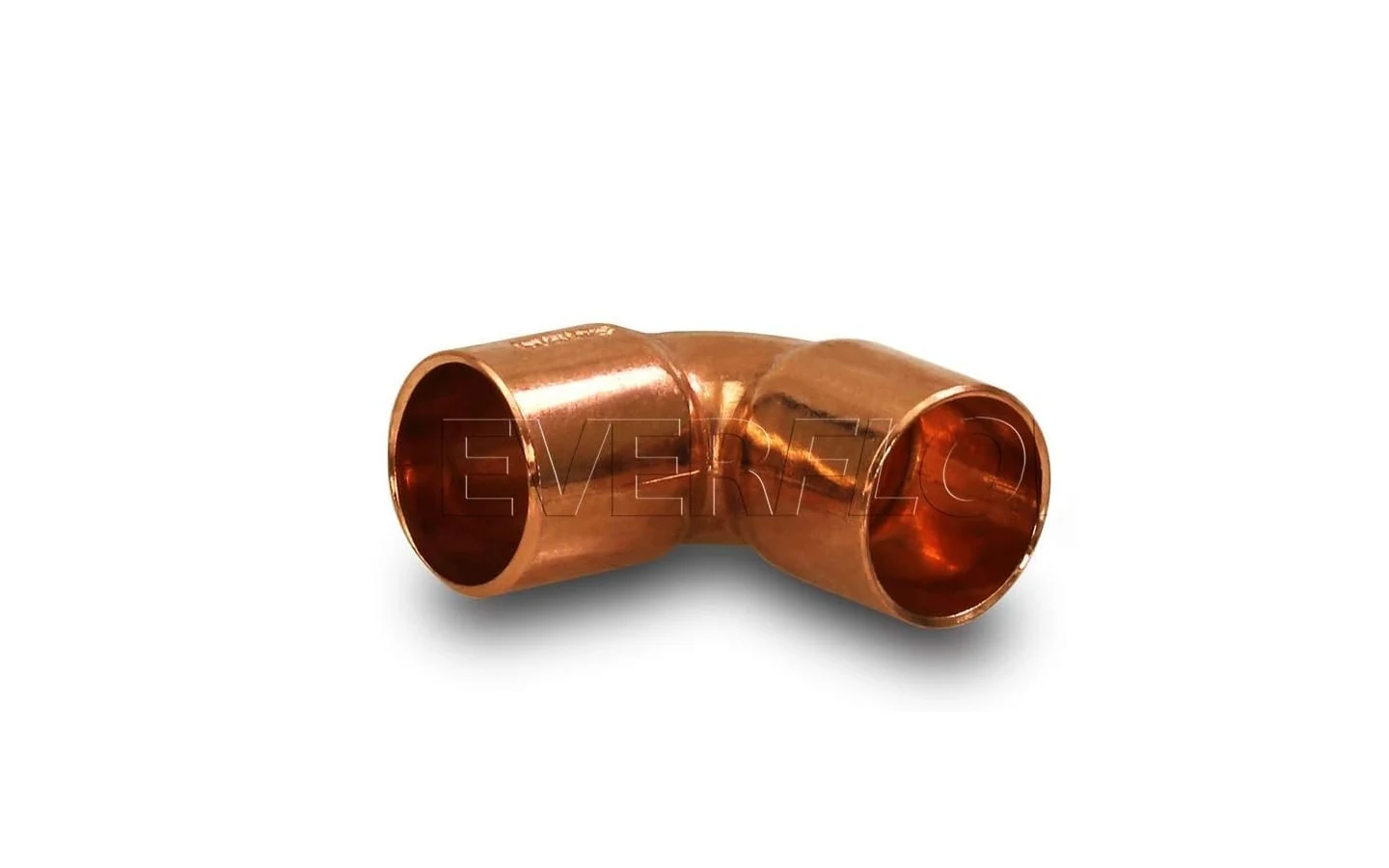Угловой на 90° фитинг (прямой уголок) для медного трубопровода