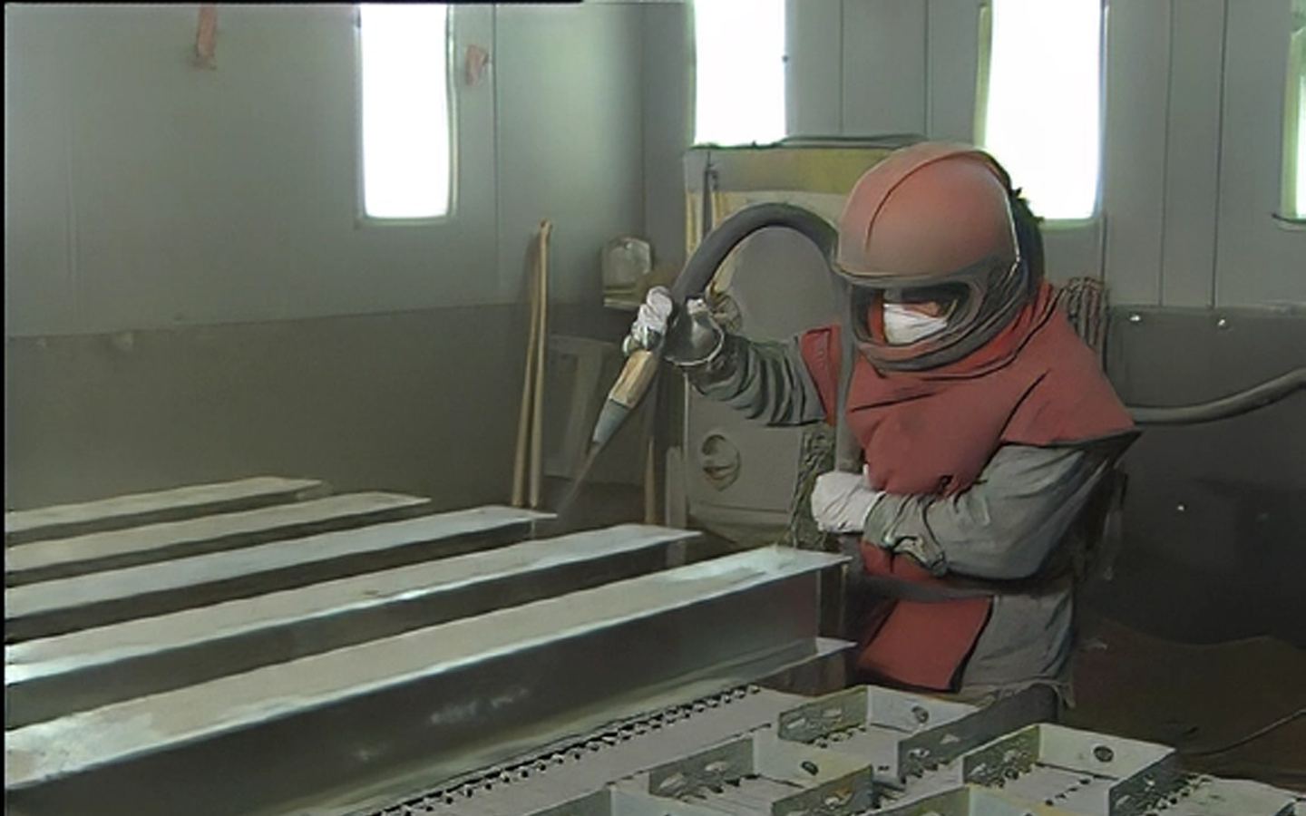 Пескоструйная обработка на практике