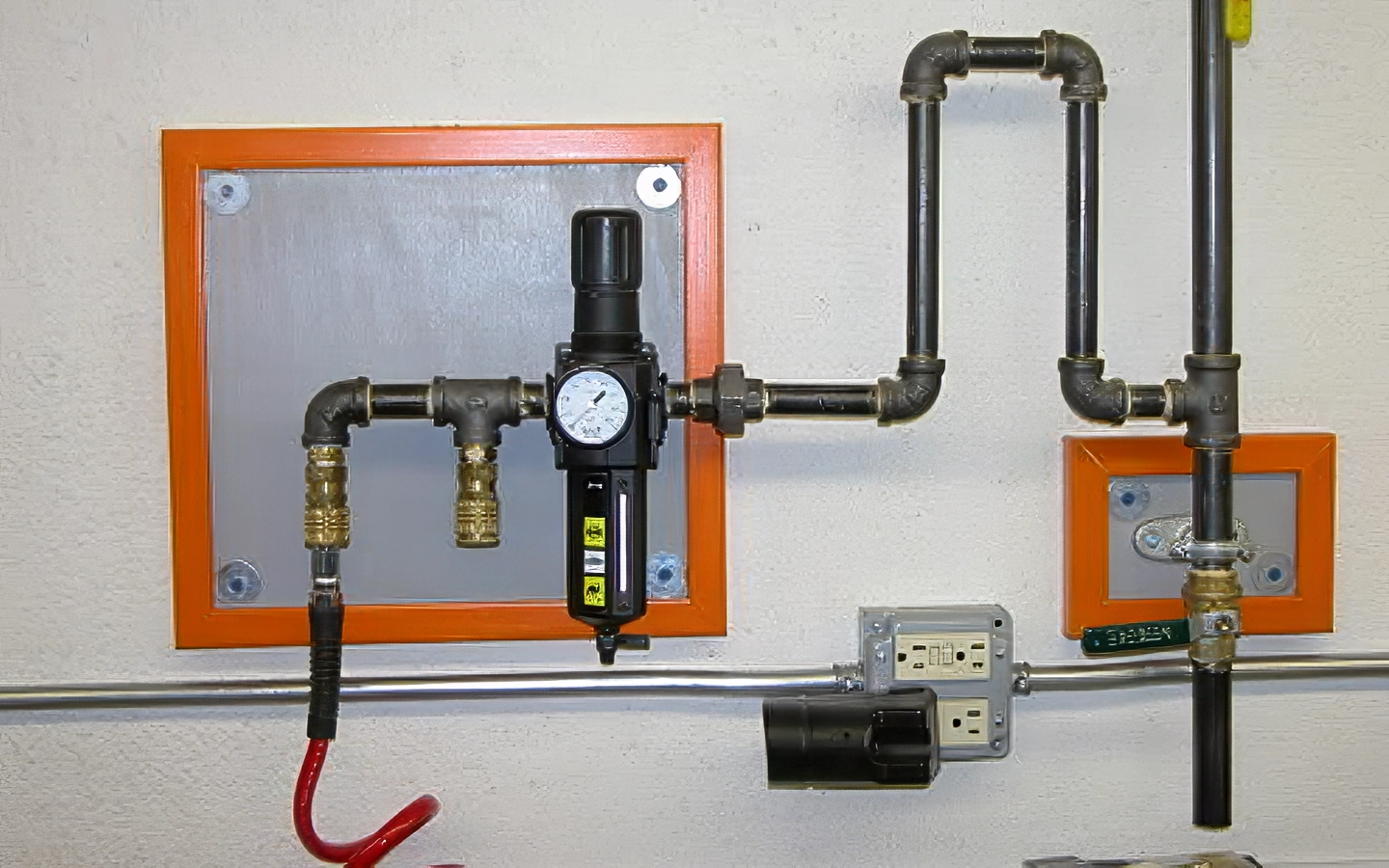 Трубопровод из чёрного железа