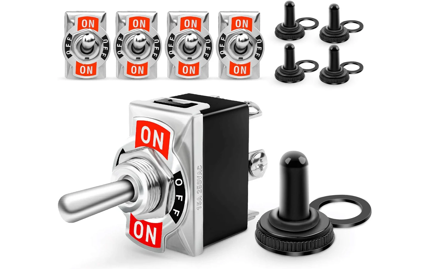 Четыре тумблера для тяжёлых условий эксплуатации