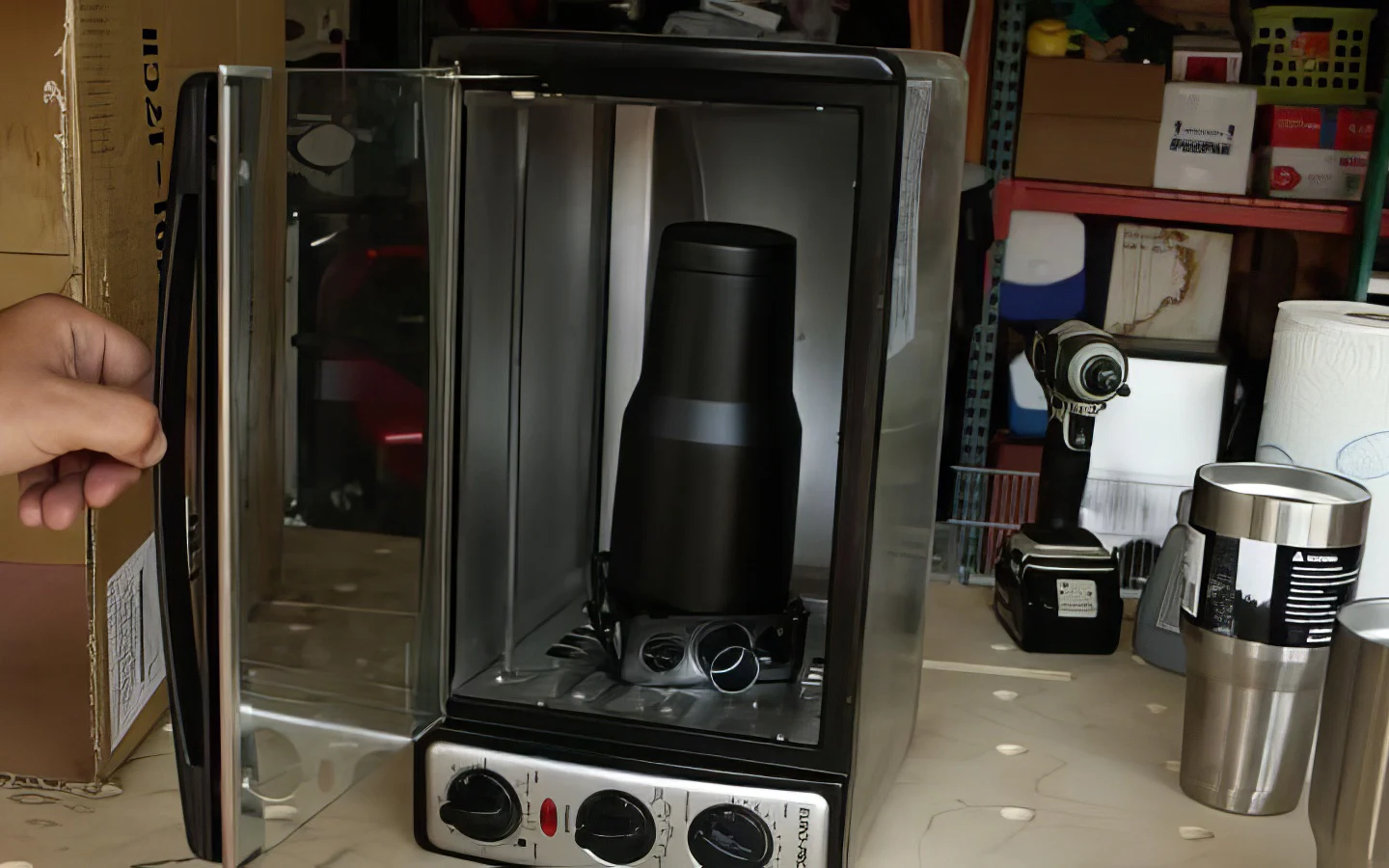 Простое решение для отверждения порошкового покрытия на чашках Yeti. (Делайте на свой страх и риск)