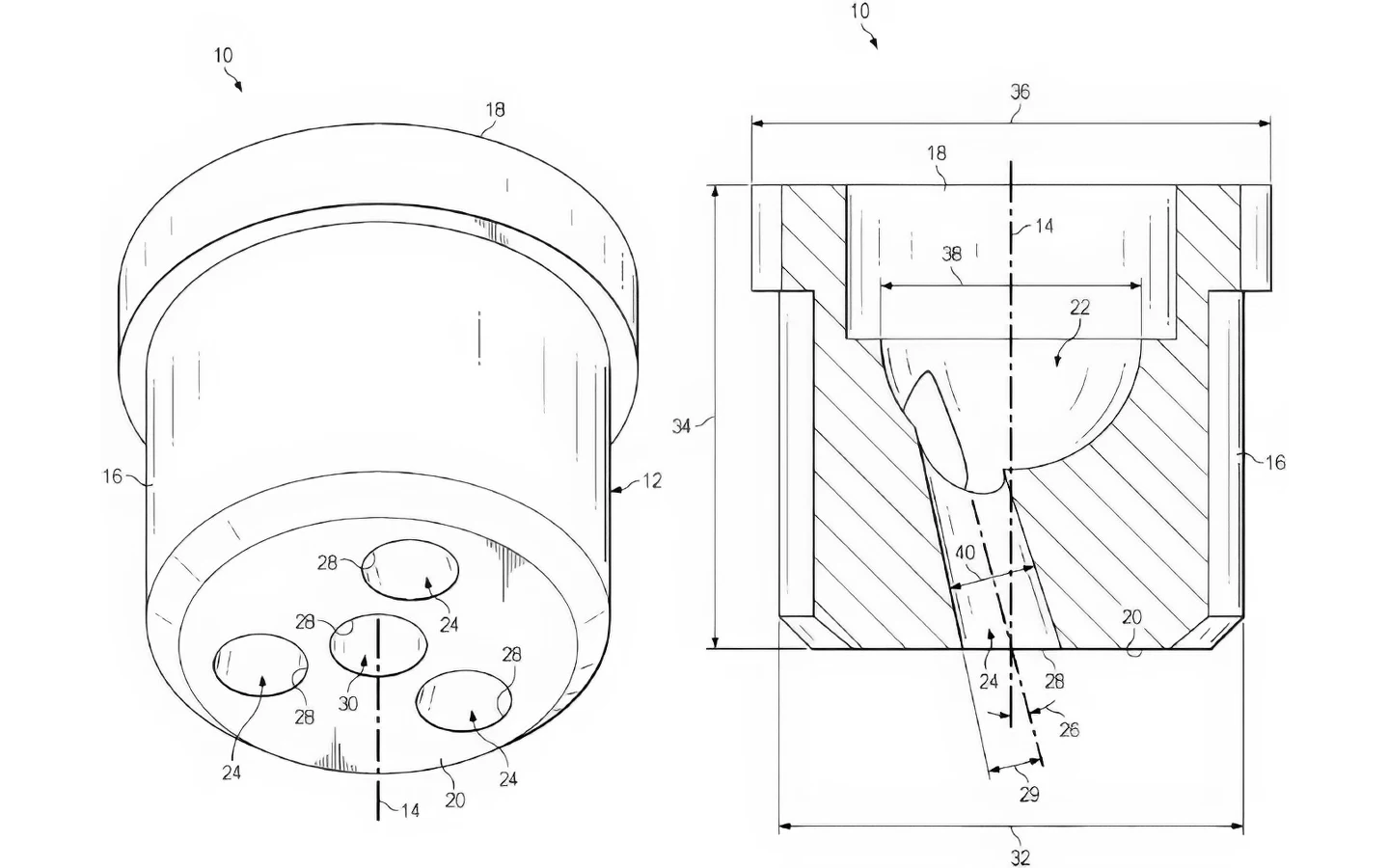 Насадка И. Пейовича для порошкового пистолета