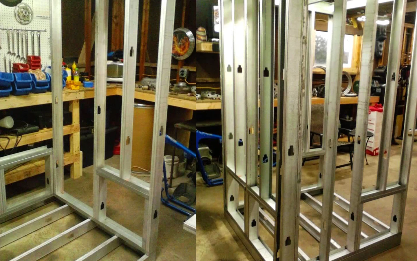 Специальные секции для нагревательных элементов в нижней части печи для порошкового покрытия деталей