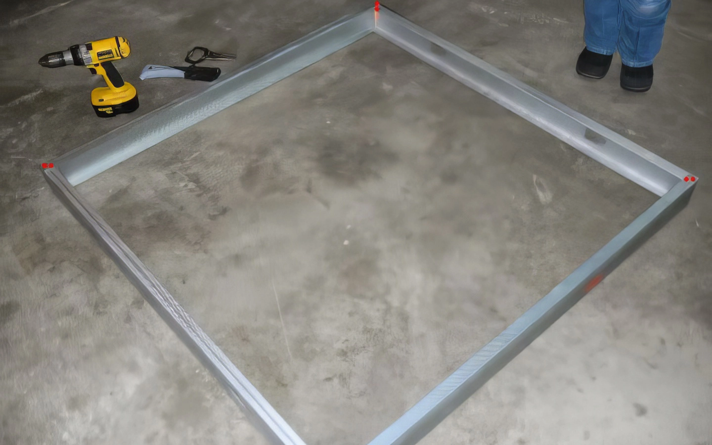 Каркас пола.печи для порошкового покрытия деталей