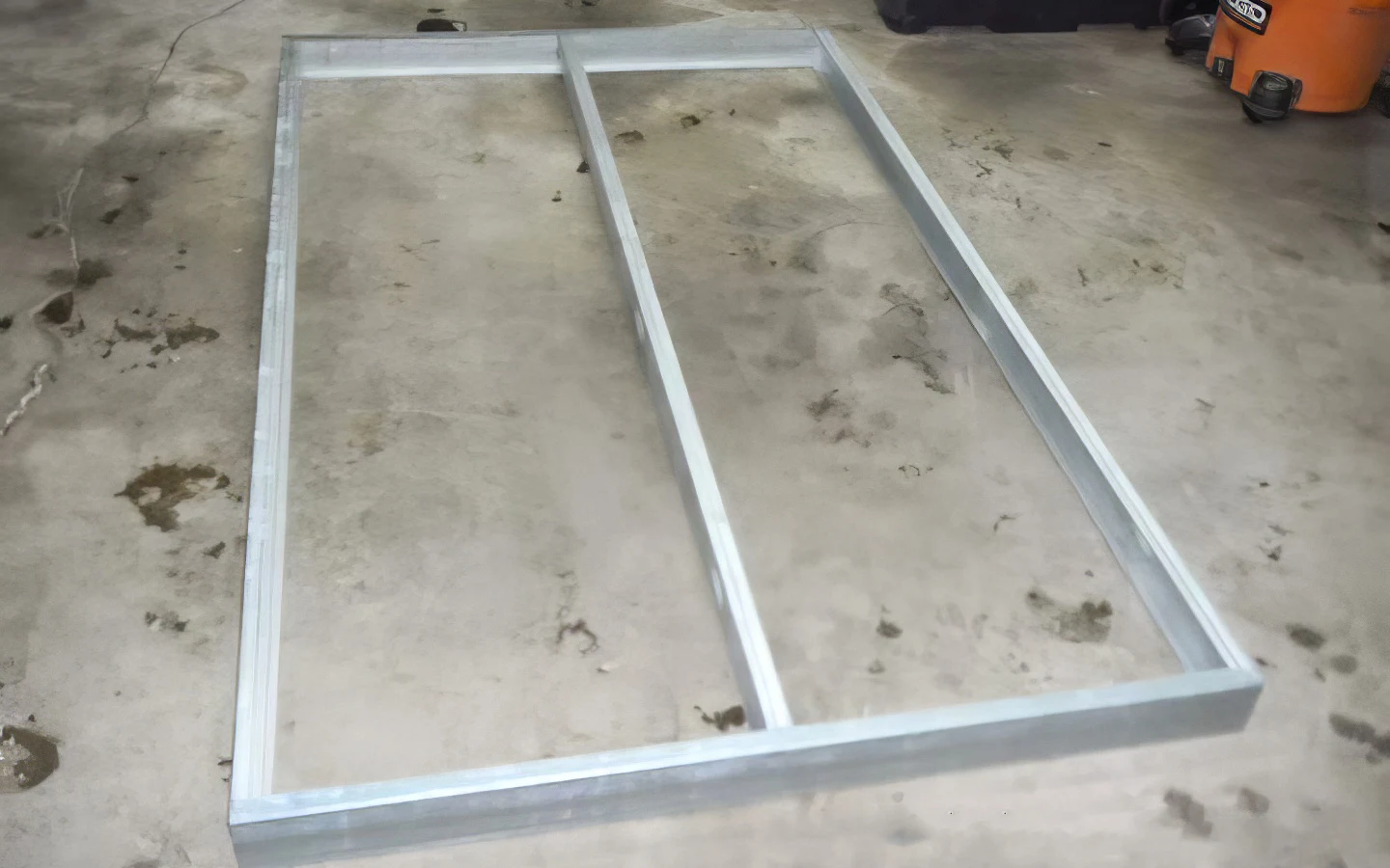 Рама задней стенки печи для порошкового покрытия деталей