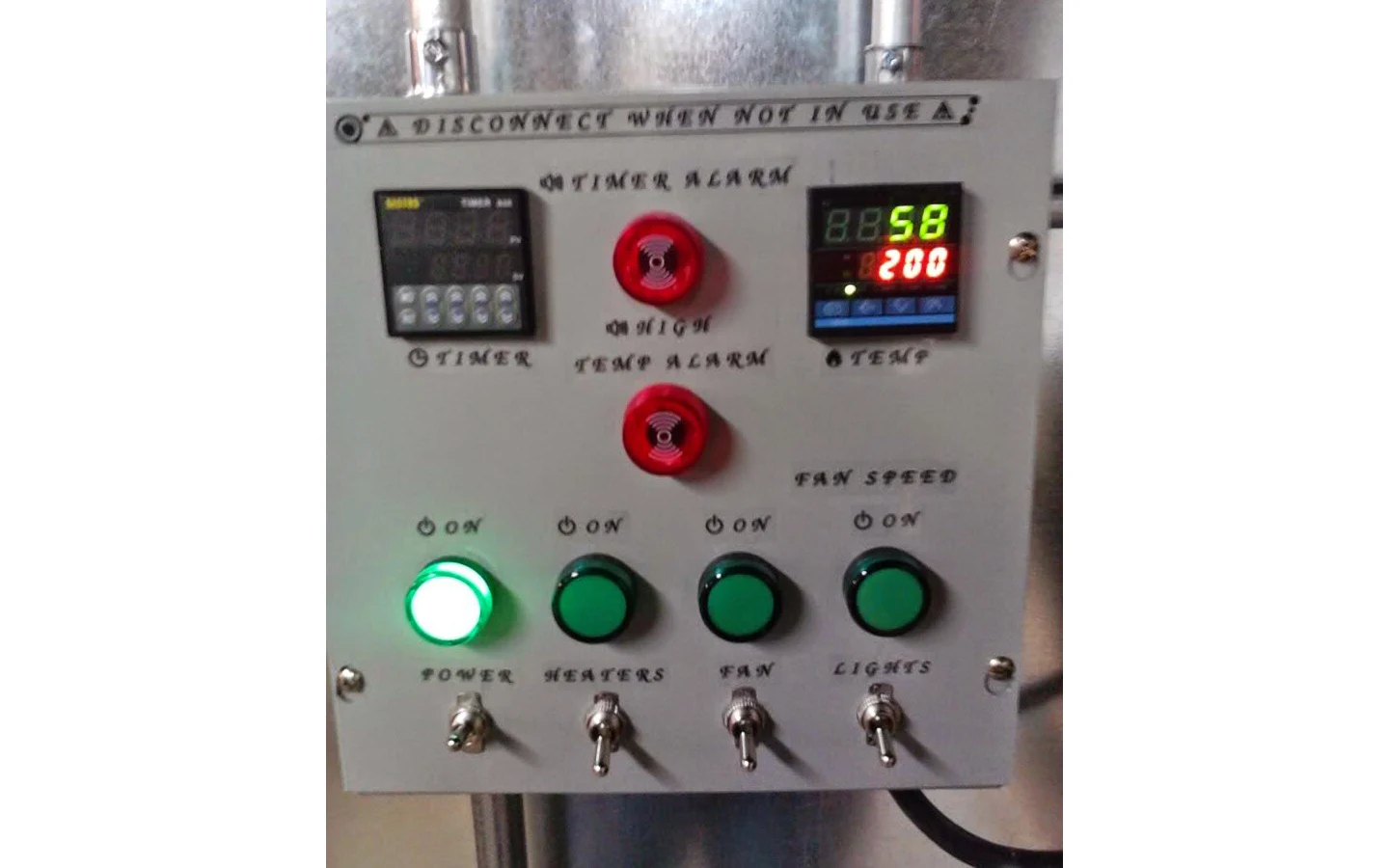 Готовый блок управления для нашей печи